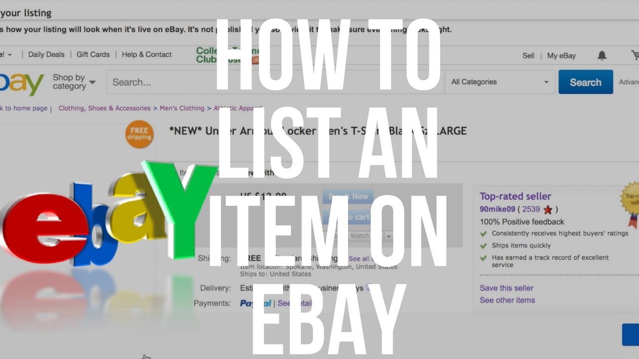 How To List An Item On eBay: The Normal And Fast Automatic Method