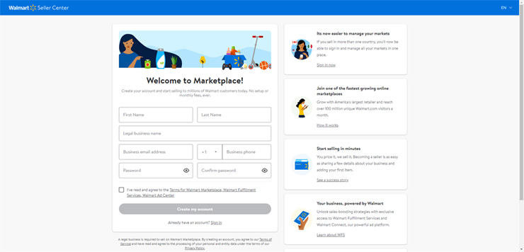 Store setup by Stores Automation for Walmart Automation Dropshipping