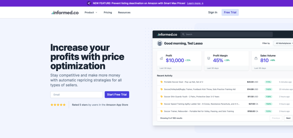 Informed Repricer Tool