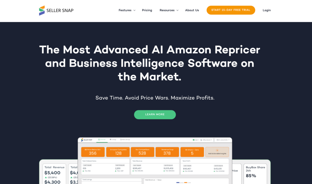 Sellersnap Repricer Tool