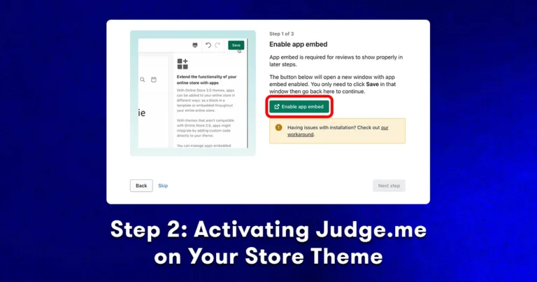 Activating Judge.me on Your Shopify Theme