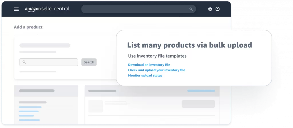 Get Amazon ASIN by adding bulk products via inventory file