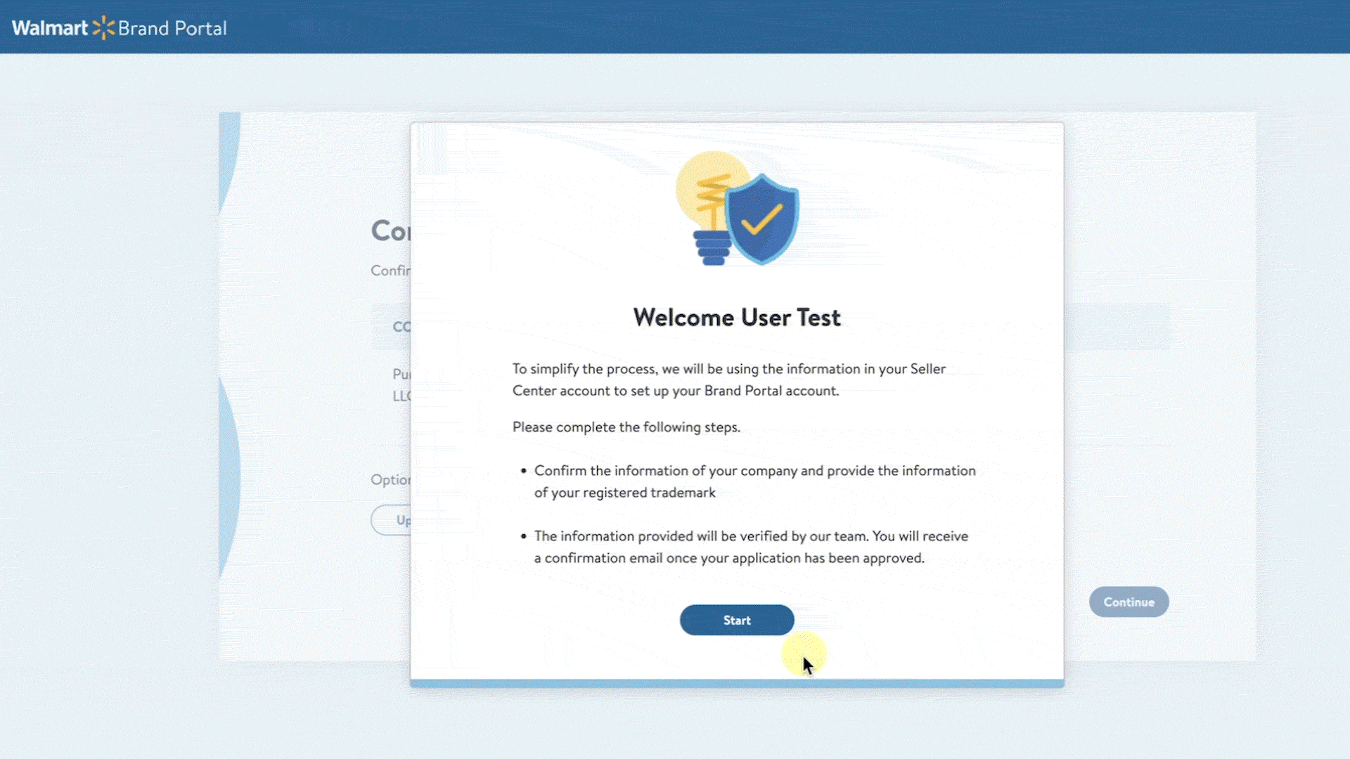 How to Sign Up for Walmart Brand Portal