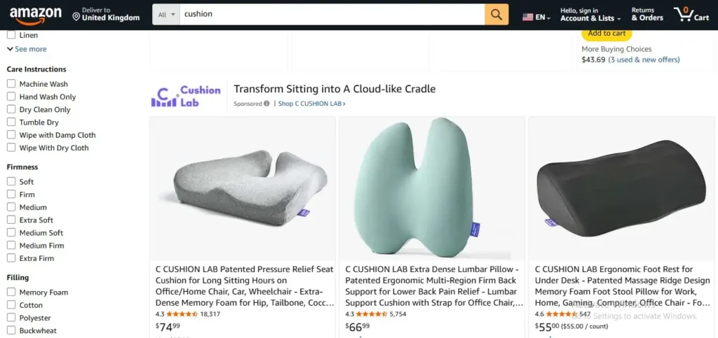 picture showing Sponsored Brand Ads by amazon