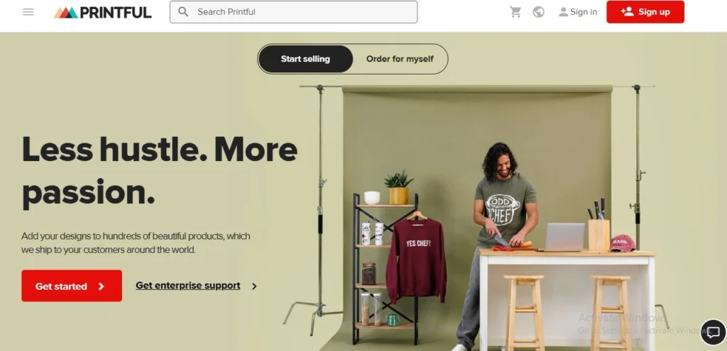 printful print on demand jewelry