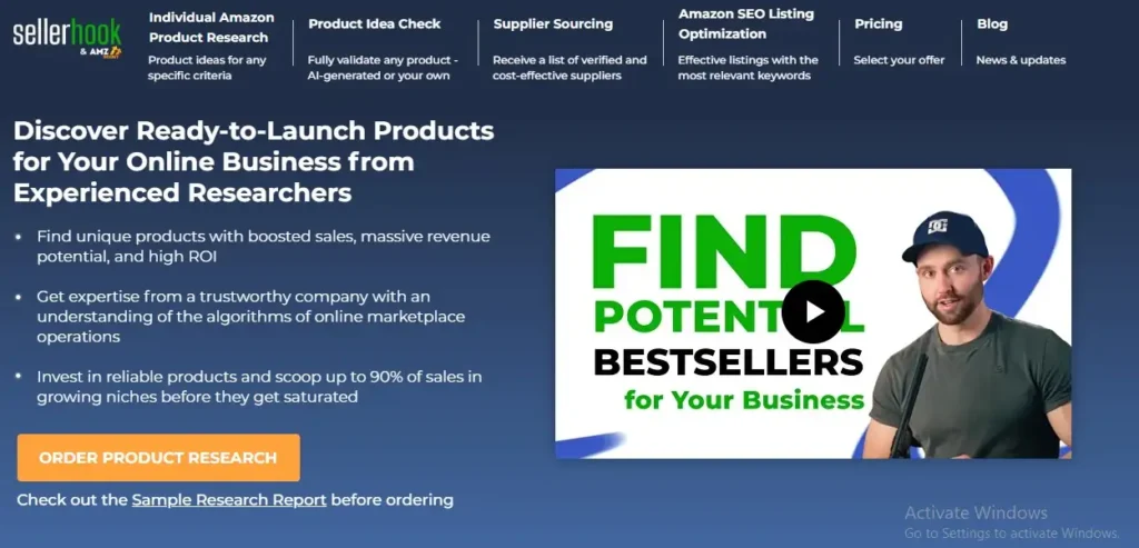 sellerhook ebay product research tool