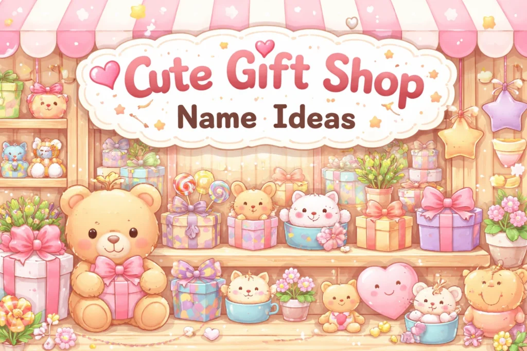 cute gift shop name ideas