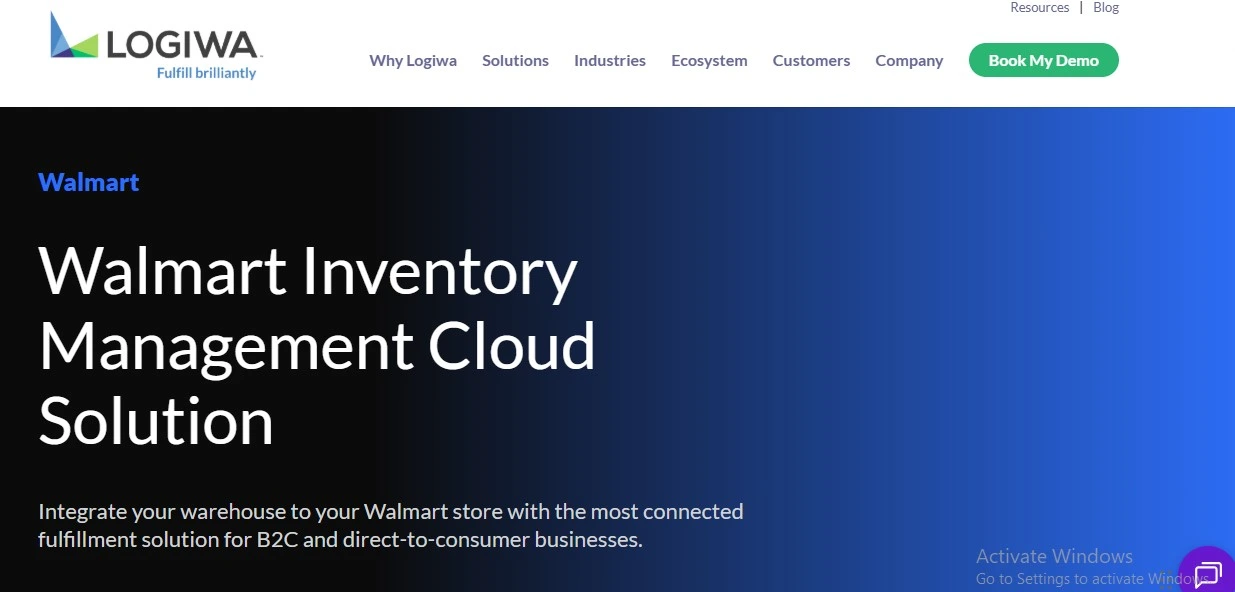 Logiwa walmart inventory management software