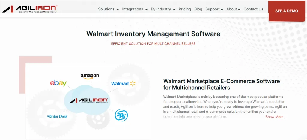 agiliron walmart inventory management software