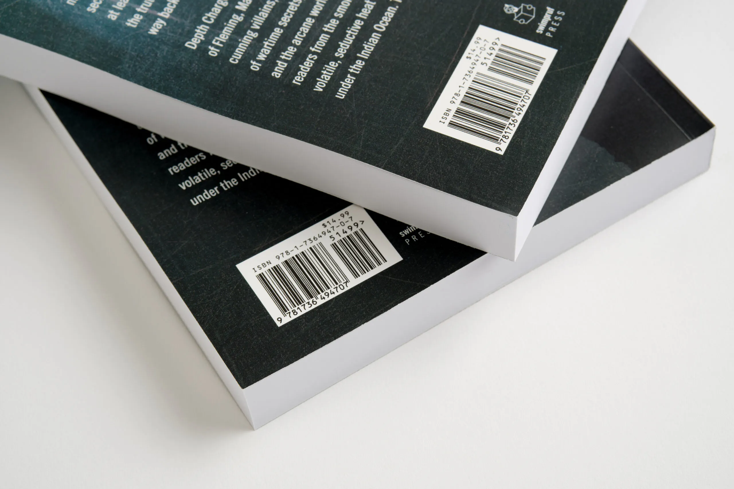 image showing ISBN of a book