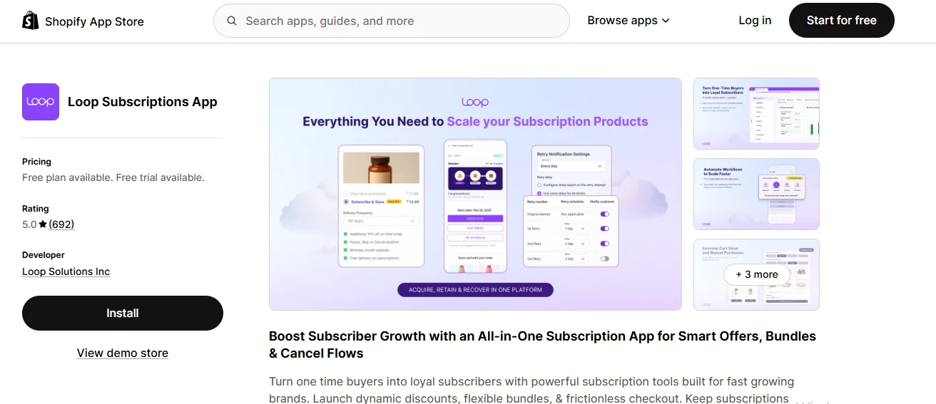 Loop Subscriptions